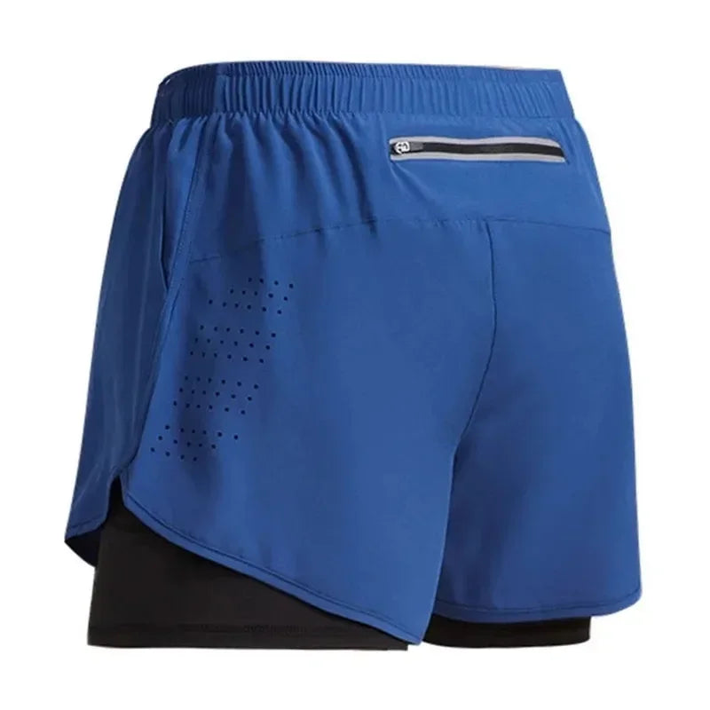 Men's 2-in-1 Quick-Dry Running Shorts