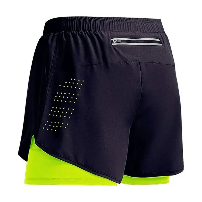 Men's 2-in-1 Quick-Dry Running Shorts