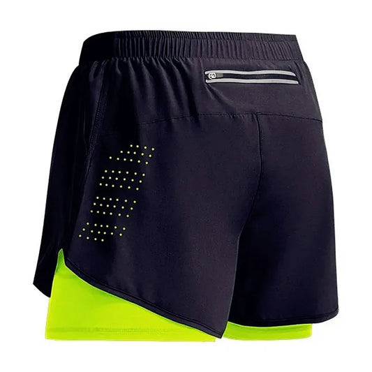 Men's 2-in-1 Quick-Dry Running Shorts